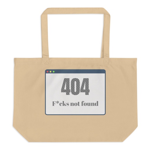 [ID: 378-G7] 404 Large Eco Tote
