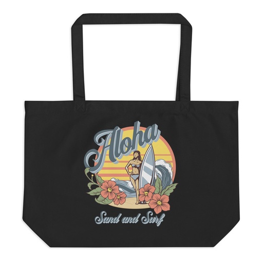 [ID: 378-G53] Aloha Large Eco Tote