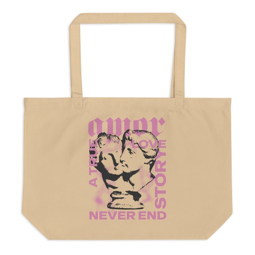 [ID: 378-G77] Amor Large Eco Tote