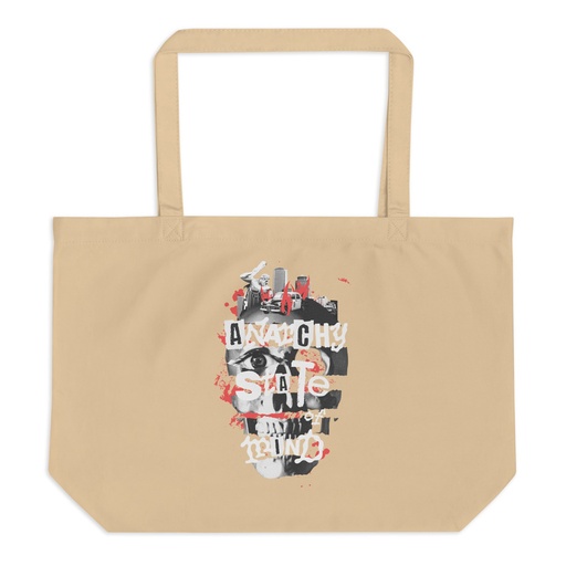 [ID: 378-G79] Anarchy State of Mind Large Eco Tote