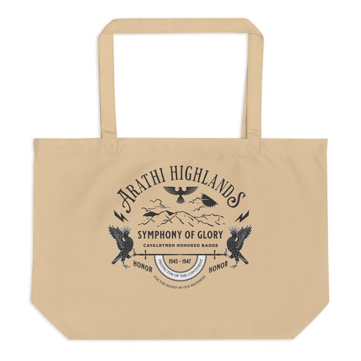[ID: 378-G98] Arathi Honor Badge - Veteran Large Eco Tote