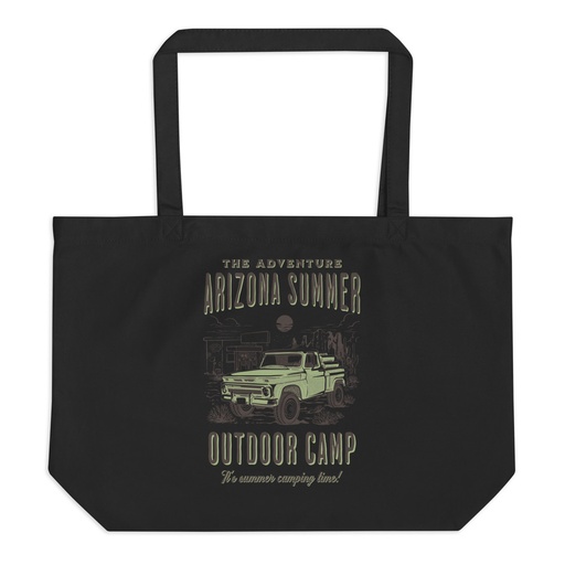 [ID: 378-G100] Arizona Outdoor Camp - Classic Truck Large Eco Tote