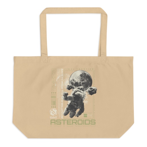 [ID: 378-G106] Asteroids Large Eco Tote