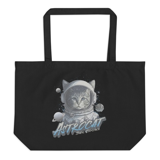 [ID: 378-G109] Astrocat Large Eco Tote