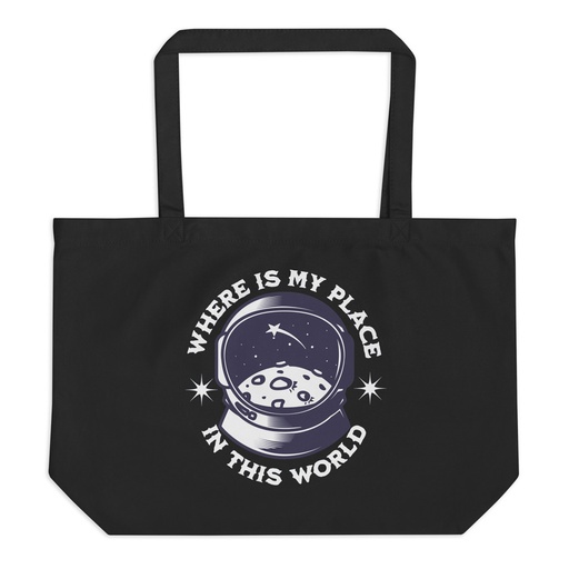 [ID: 378-G110] Astronaut Large Eco Tote