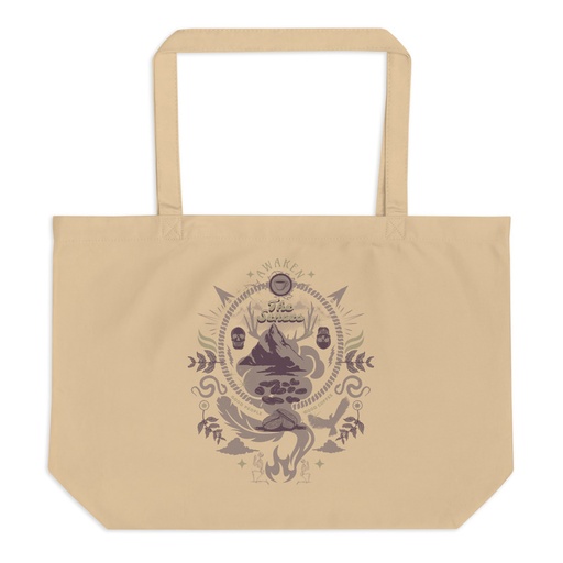 [ID: 378-G119] Awaken The Senses - Coffee Beans Large Eco Tote
