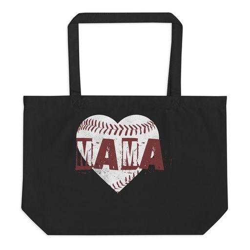 [ID: 378-G142] Baseball MAMA Large Eco Tote