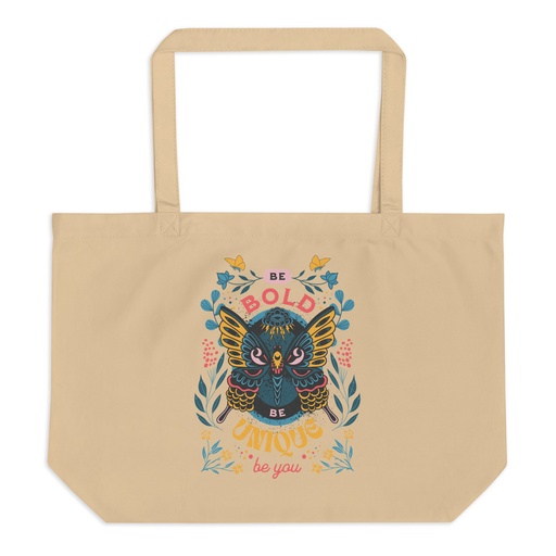 [ID: 378-G154] Be Bold Be Unique Large Eco Tote