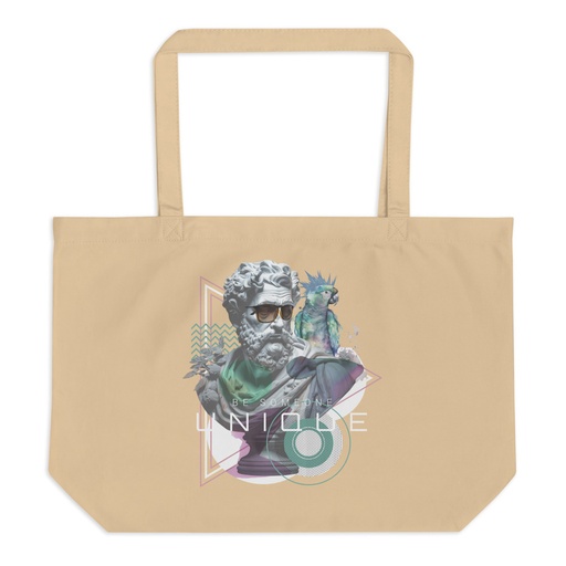 [ID: 378-G160] Be Someone Unique Large Eco Tote