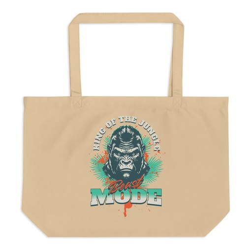 [ID: 378-G171] Beast Mode Large Eco Tote
