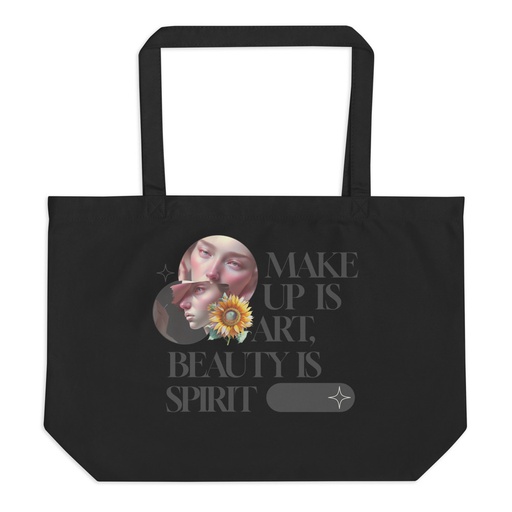 [ID: 378-G174] Beauty is Spirit Large Eco Tote