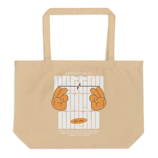 [ID: 378-G192] Better Day Ahead Large Eco Tote