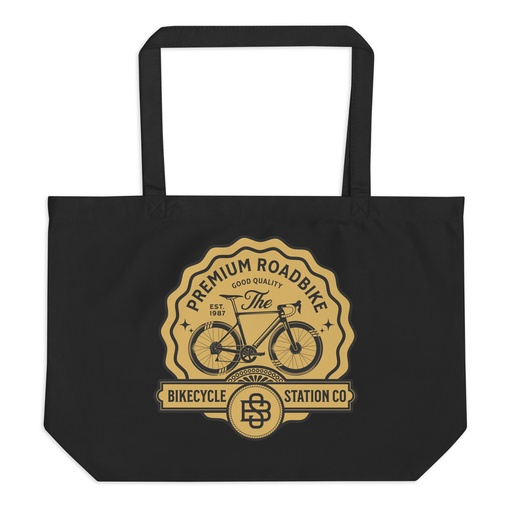 [ID: 378-G207] Bikecycle Station Co. - Sports Large Eco Tote