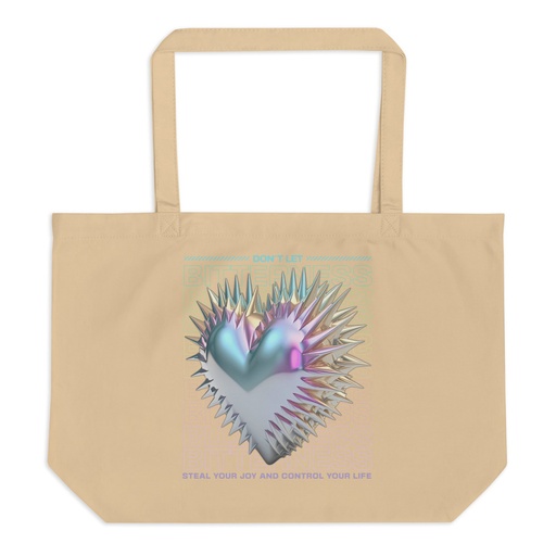 [ID: 378-G212] Bitterness Large Eco Tote