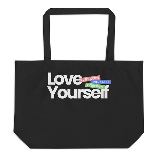 [ID: 378-G246] Body Positivity Large Eco Tote