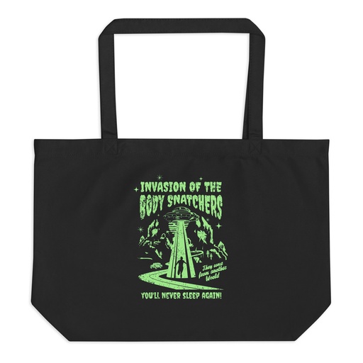 [ID: 378-G247] Body Snatchers - UFO Invasion Large Eco Tote