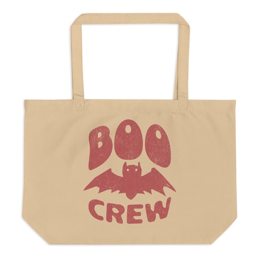 [ID: 378-G252] Boo Crew Large Eco Tote