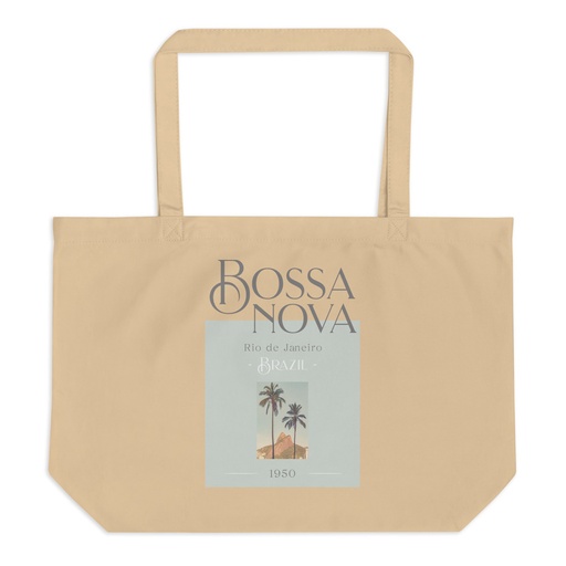 [ID: 378-G271] Bossa Nova Large Eco Tote