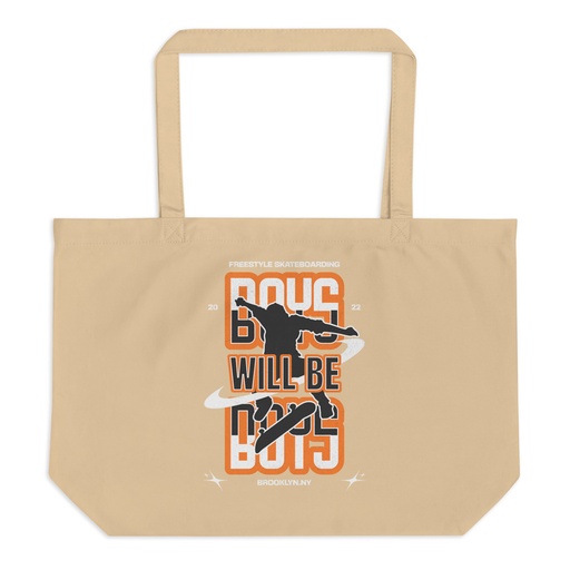 [ID: 378-G279] Boys will be boys Large Eco Tote