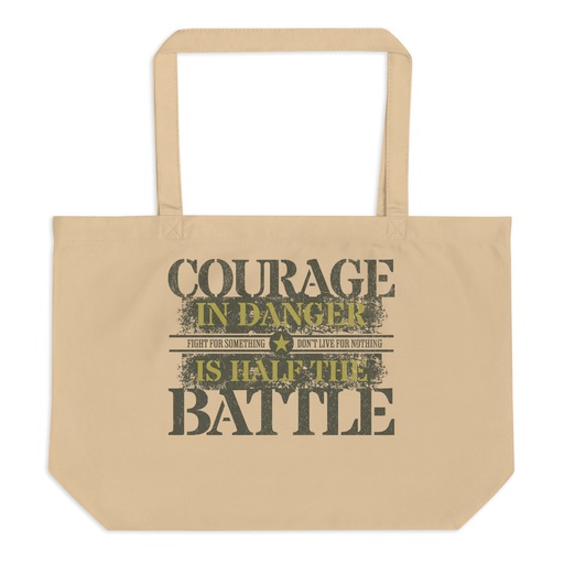 [ID: 378-G281] Brave Soldier Large Eco Tote