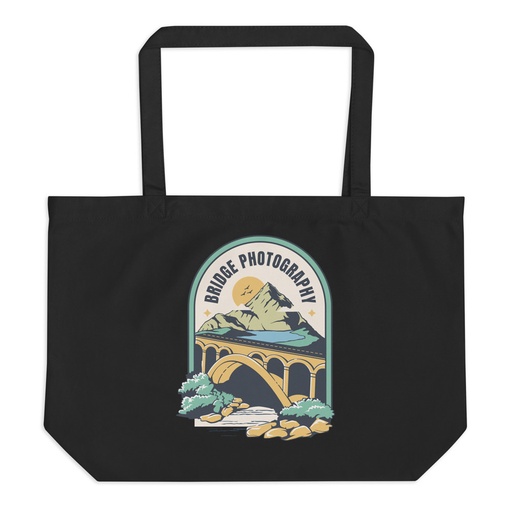 [ID: 378-G285] Bridge Photography - Scenic Large Eco Tote