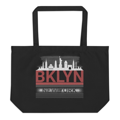 [ID: 378-G289] Brooklyn -New York   Large Eco Tote