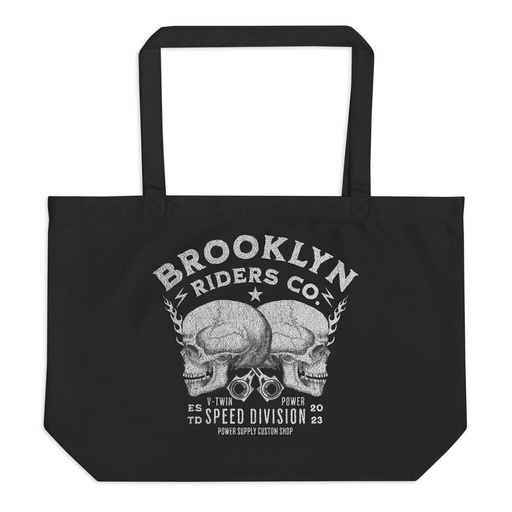 [ID: 378-G291] BROOKLYN NEWYOR RIDERS CO Large Eco Tote