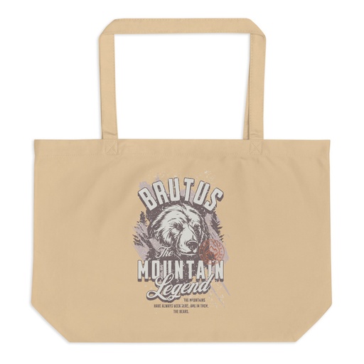 [ID: 378-G292] Brutus Mountain Legend Large Eco Tote