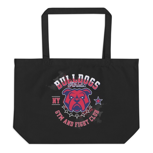 [ID: 378-G295] Bulldogs Athletic - Sports Apparel Large Eco Tote
