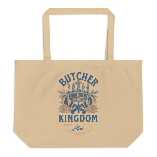 [ID: 378-G301] Butcher Kingdom - Royal Large Eco Tote