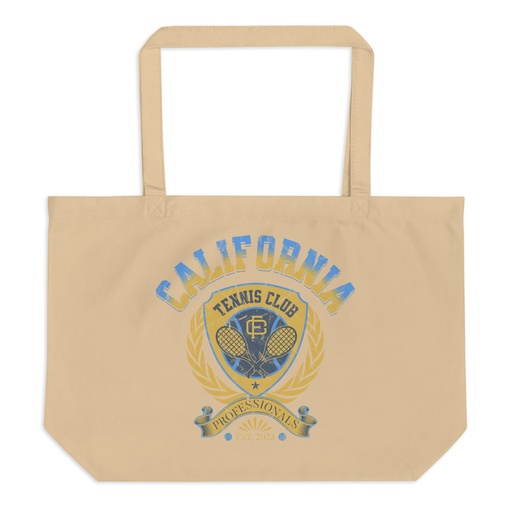 [ID: 378-G319] CALIFORNIA TENNIS PROFESSIONALS Large Eco Tote