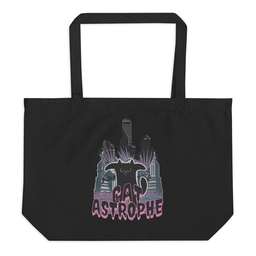[ID: 378-G340] cat-astrophe Large Eco Tote