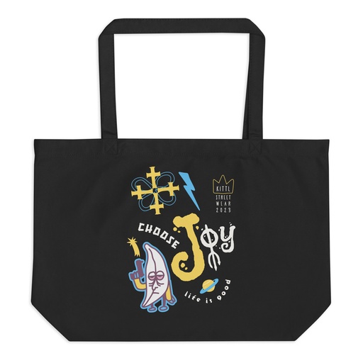 [ID: 378-G373] Choose Joy Large Eco Tote
