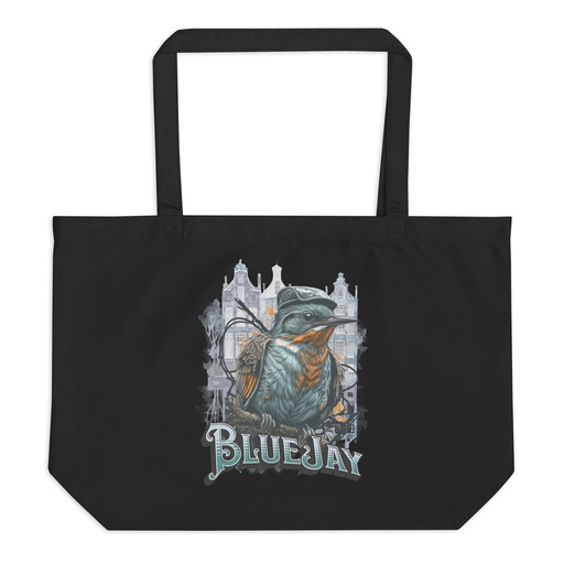 [ID: 378-G381] Classic Bird  Large Eco Tote