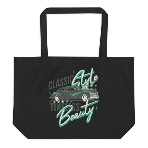 [ID: 378-G386] Classic Style Timeless Beauty Large Eco Tote