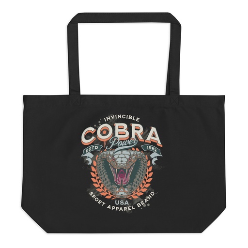 [ID: 378-G390] Cobra Power - Sports Large Eco Tote
