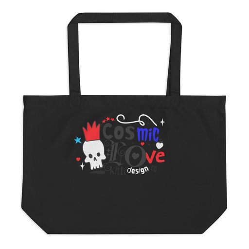 [ID: 378-G424] Cosmic Love Large Eco Tote