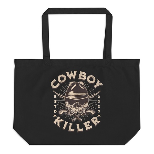 [ID: 378-G428] COWBOY KILLER Large Eco Tote