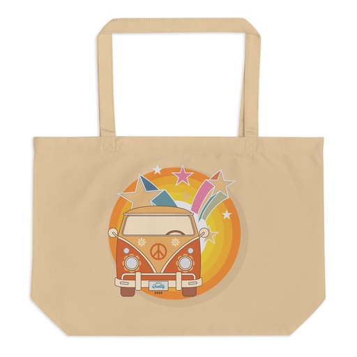[ID: 378-G429] Crafted in Kittl Large Eco Tote