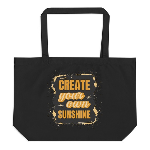 [ID: 378-G432] Create your own Sunshine Large Eco Tote