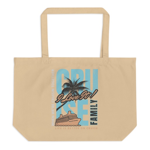 [ID: 378-G440] Cruise Ship Large Eco Tote