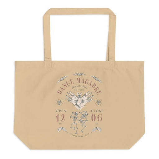 [ID: 378-G465] Dance Macabre - Dancing School Large Eco Tote