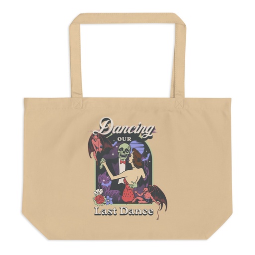 [ID: 378-G466] Dancing Our Last Dance - Halloween Large Eco Tote