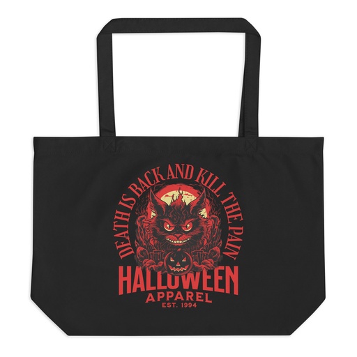 [ID: 378-G478] Death is Back Large Eco Tote