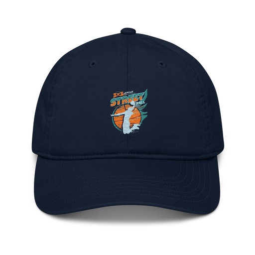 [ID: 491-G6] 3x3 Basketball League Organic Baseball Cap