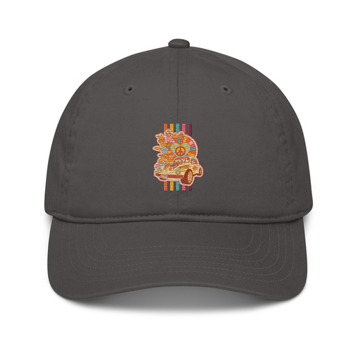 [ID: 491-G10] 60s flower power Organic Baseball Cap