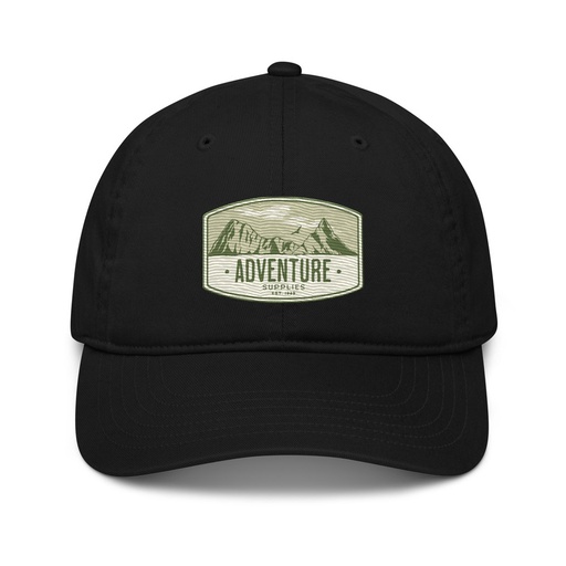 [ID: 491-G32] Adventure Supplies - Mountain Organic Baseball Cap