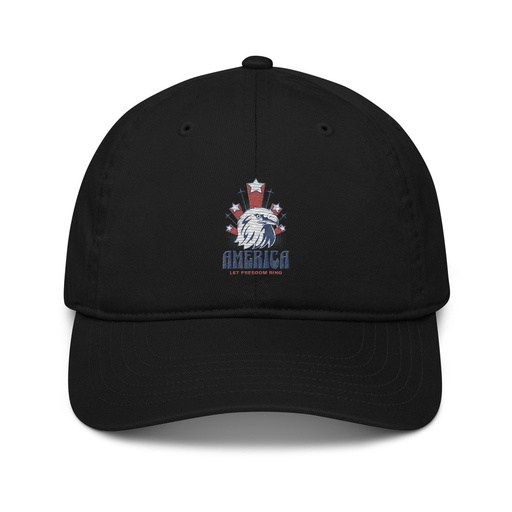 [ID: 491-G63] America Organic Baseball Cap