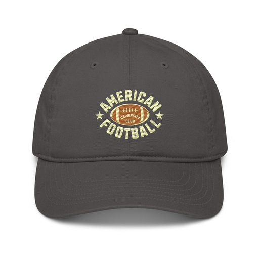 [ID: 491-G69] American Football - Athletic Sports Organic Baseball Cap
