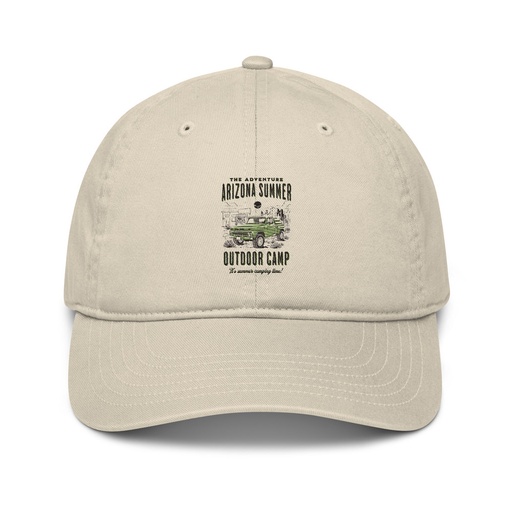 [ID: 491-G100] Arizona Outdoor Camp - Classic Truck Organic Baseball Cap